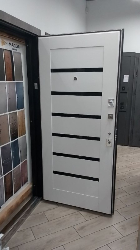 Купити Двері 515/608, колір Юпітер/Супермат білий, 960*2050, Права  Magda | Двері-Маркет фото 2