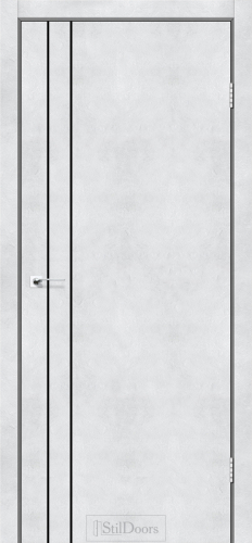 Міжкімнатні двері StilDoors LOFT LINE Світлий Бетон Плівка