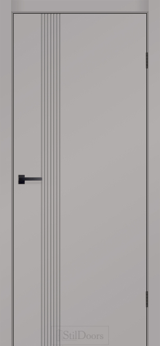 Міжкімнатні двері StilDoors KARYON RAL7047 Глухі Фарба
