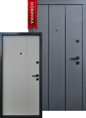 Вхідні Двері Премиум Вертикаль-АК 2 кольори  Qdoors