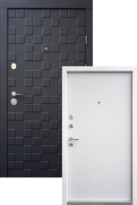 Купити Вхідні Двері Онтаріо софт чорний/білий супермат Qdoors | Двері-Маркет фото 1 Купити Вхідні Двері Онтаріо софт чорний/білий супермат Qdoors | Двері-Маркет фото 1