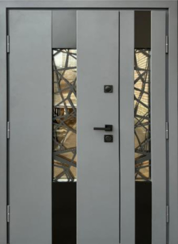 Купити Вхідні Двері Стронг Плаза 1200 графіт G1298 пісок/антрацит Vinorit  Qdoors | Двері-Маркет фото 3