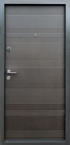 Купити Вхідні Двері Статус венге темний горизонталь Qdoors | Двері-Маркет фото 2