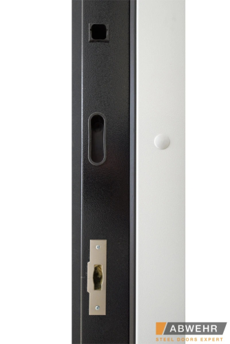 Купити Вхідні Двері Cotage1 (KT1 з терморозривом) 496 UFO BLACK RAL 7016 Abwehr | Двері-Маркет фото 6