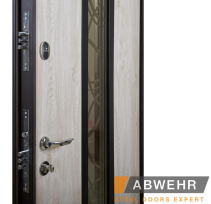 Купити Вхідні Двері Defender (KTM) 408 Defender Glass RAL 8022Т Abwehr | Двері-Маркет фото 11