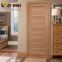 Купити Дверне полотно LEONA, Дуб натуральний, Сатин білий | Двері-Маркет фото 2
