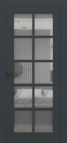 Міжкімнатні двері Estetdoors Elite 1 RAL7016 Сатин білий Фарба