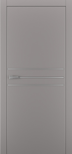 Міжкімнатні двері Estetdoors Molding 3 Г RAL7036 Глухі Фарба