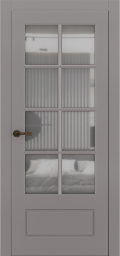 Міжкімнатні двері Estetdoors Elite 2 RAL7036 Сатин білий Фарба