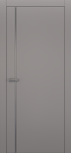 Міжкімнатні двері Estetdoors Molding 1 В RAL7036 Глухі Фарба