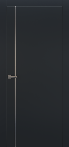 Міжкімнатні двері Estetdoors Molding 1 В RAL7016 Глухі Фарба