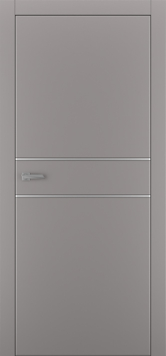 Міжкімнатні двері Estetdoors Molding 2 Г RAL7036 Глухі Фарба