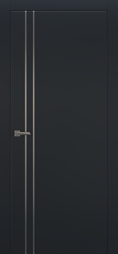 Міжкімнатні двері Estetdoors Molding 2 В RAL7016 Глухі Фарба