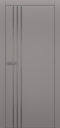 Міжкімнатні двері Estetdoors Molding 3 В RAL7036 Глухі Фарба