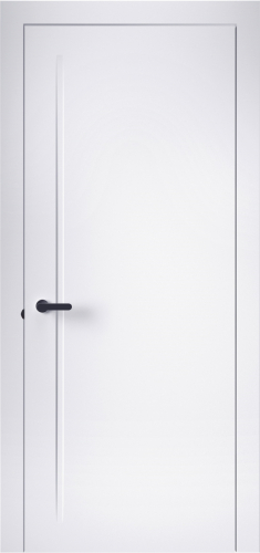 Міжкімнатні двері Terminus Fresato №705 Біла емаль Глухі Фарба
