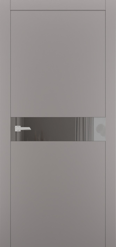 Міжкімнатні двері Estetdoors ULTRA 1 RAL7036 Дзеркало бронза Фарба