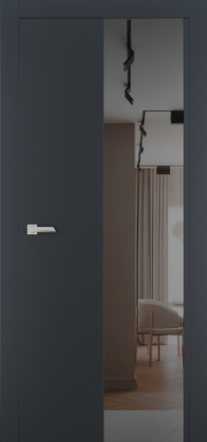 Міжкімнатні двері Estetdoors ULTRA 3 RAL7016 Дзеркало графіт Фарба