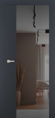 Міжкімнатні двері Estetdoors ULTRA 5 RAL7016 Дзеркало графіт Фарба