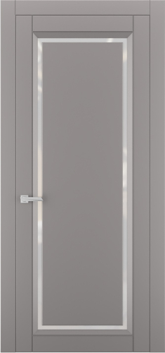 Міжкімнатні двері Estetdoors Glass 1 RAL7036 Сатин білий Фарба
