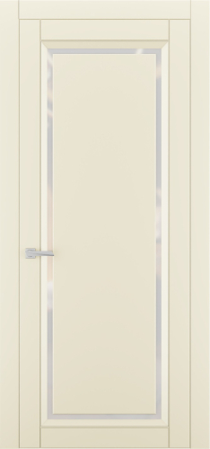 Міжкімнатні двері Estetdoors Glass 1 RAL1013 Сатин білий Фарба