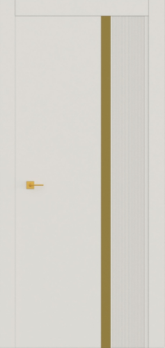 Міжкімнатні двері Estetdoors Tetra Molding 1B RAL9001 Глухі Фарба