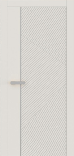 Міжкімнатні двері Estetdoors Tetra Molding 2B RAL9001 Глухі Фарба