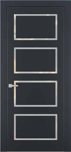 Міжкімнатні двері Estetdoors Glass 3 RAL7016 Сатин білий Фарба