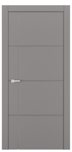 Міжкімнатні двері Estetdoors Lines 1 RAL7036 Глухі Фарба