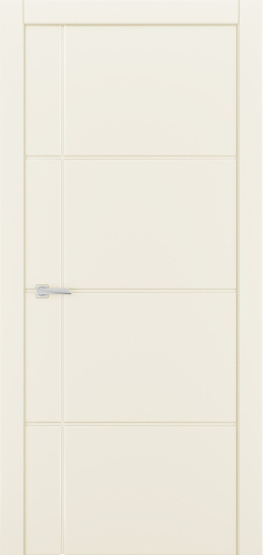 Міжкімнатні двері Estetdoors Lines 1 RAL9001 Глухі Фарба