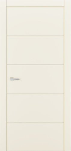 Міжкімнатні двері Estetdoors Lines 2 RAL9001 Глухі Фарба