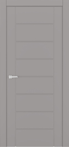 Міжкімнатні двері Estetdoors Lines 3 RAL7036 Глухі Фарба
