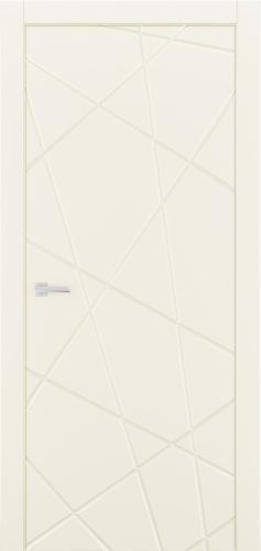 Міжкімнатні двері Estetdoors Lines 5 RAL9001 Глухі Фарба