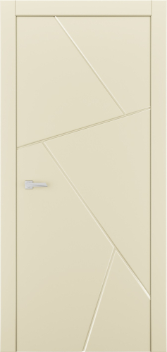 Міжкімнатні двері Estetdoors Lines 6 RAL1013 Глухі Фарба