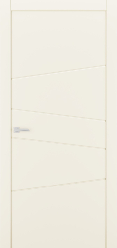 Міжкімнатні двері Estetdoors Lines 9 RAL9001 Глухі Фарба