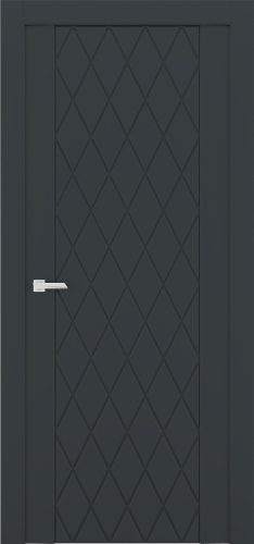 Міжкімнатні двері Estetdoors Lines 10 RAL7016 Глухі Фарба