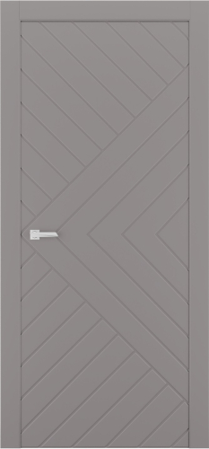 Міжкімнатні двері Estetdoors Lines 11 RAL7036 Глухі Фарба