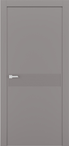 Міжкімнатні двері Estetdoors Lines 12 RAL7036 Глухі Фарба