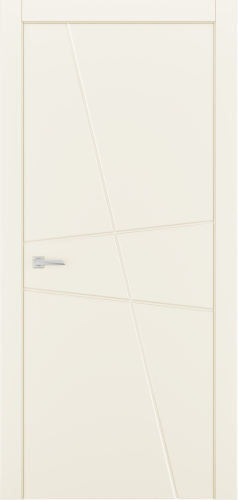 Міжкімнатні двері Estetdoors Lines 4 RAL9001 Глухі Фарба