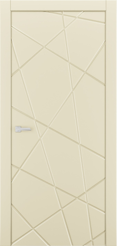 Міжкімнатні двері Estetdoors Lines 5 RAL1013 Глухі Фарба