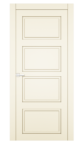 Міжкімнатні двері Estetdoors Grand 1D /1.4 RAL9001 Глухі Фарба