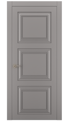 Міжкімнатні двері Estetdoors Grand 2D /4.3 RAL7036 Глухі Фарба
