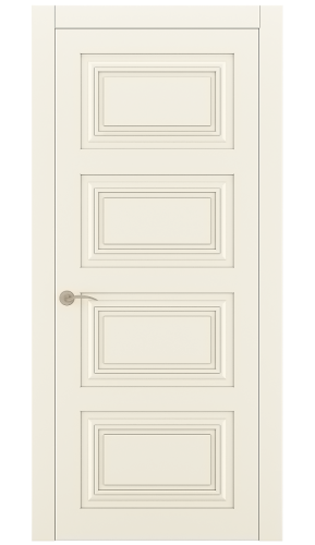 Міжкімнатні двері Estetdoors Grand 2D /4.4 RAL9001 Глухі Фарба