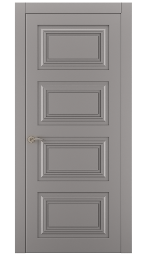 Міжкімнатні двері Estetdoors Grand 2D /4.4 RAL7036 Глухі Фарба