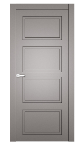 Міжкімнатні двері Estetdoors Grand 1D /1.4 RAL7036 Глухі Фарба