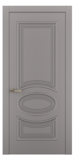 Міжкімнатні двері Estetdoors Grand 3D /3 RAL7036 Глухі Фарба