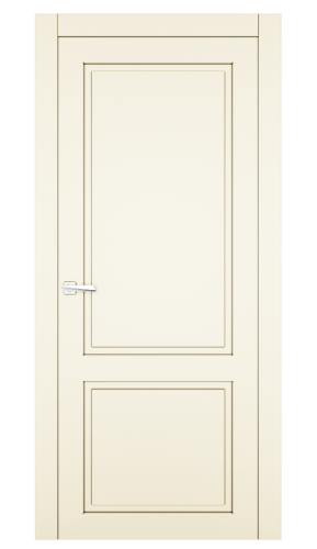 Міжкімнатні двері Estetdoors Grand 1D /1.21 RAL9001 Глухі Фарба