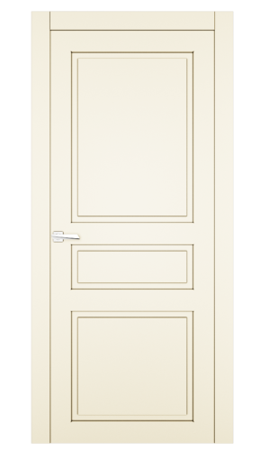 Міжкімнатні двері Estetdoors Grand 1D /1.32 RAL9001 Глухі Фарба
