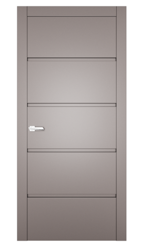 Міжкімнатні двері Estetdoors Grand 1D /2 RAL7036 Глухі Фарба