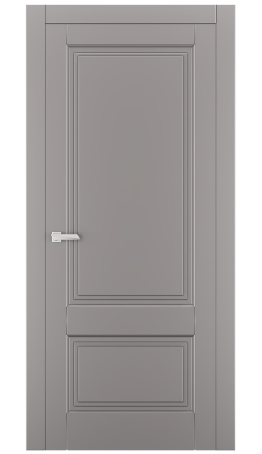 Міжкімнатні двері Estetdoors Grand 2D /1.2 RAL7036 Глухі Фарба