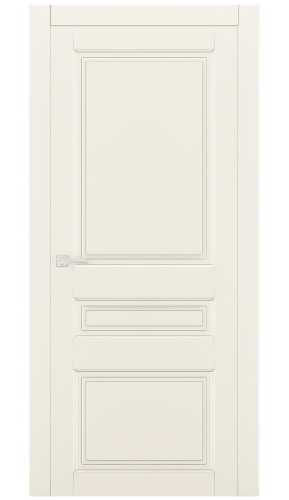 Міжкімнатні двері Estetdoors Grand 2D /1.3 RAL9001 Глухі Фарба